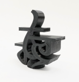 Chantel Harrison — I chose three characters from the Bengali alphabet and combined them to create a mini sculpture.
